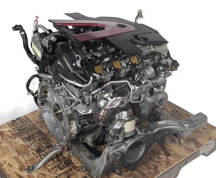 Thumbnail 5: 15-16 MERCEDES C400 C450 W205 3.0L M276 TURBO ENGINE ASSEMBLY 129K