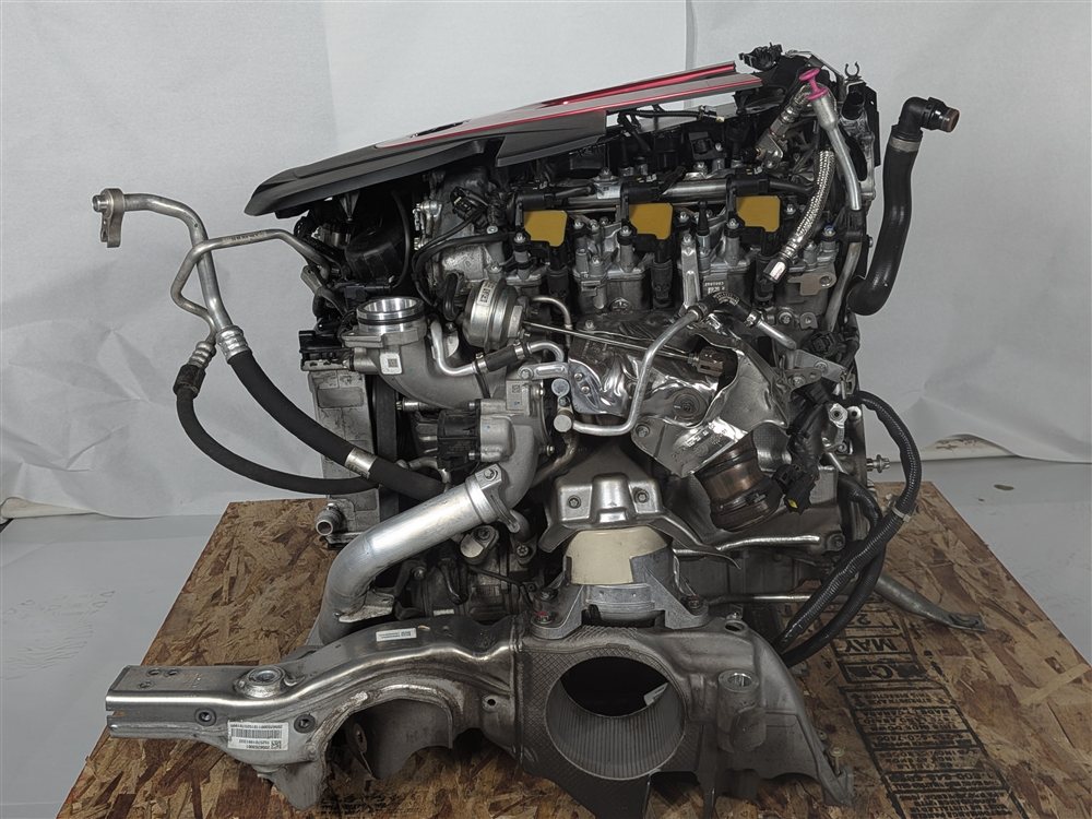 Thumbnail 8: 15-16 MERCEDES C400 C450 W205 3.0L M276 TURBO ENGINE ASSEMBLY 129K