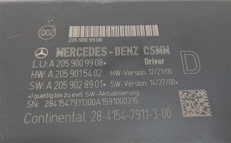 Thumbnail 5: 2016 MERCEDES C450 W205 FRONT LEFT DRIVER MEMORY SEAT CONTROL MODULE COMPUTER