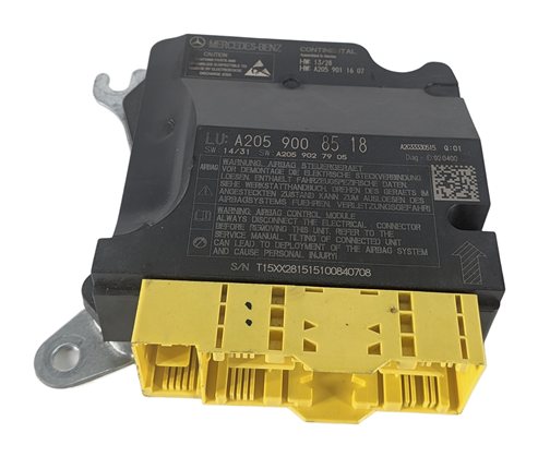 Thumbnail 3: 15-16 MERCEDES C300 C350 C400 C450 C63 GLC300 (W205 X253) SRS BAG CONTROL MODULE