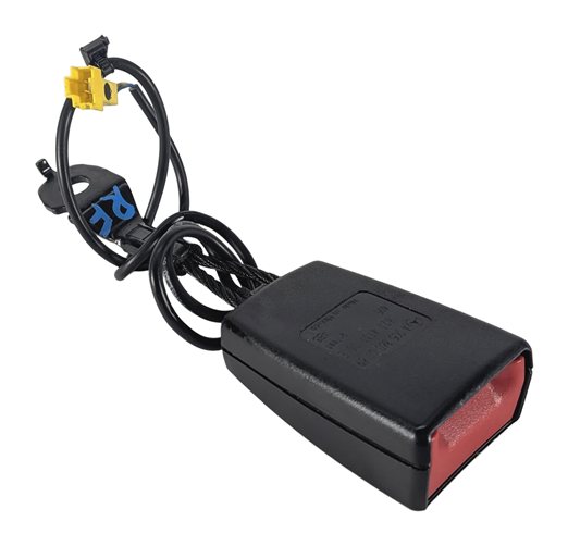 Thumbnail 2: 15-21 MERCEDES C GLC (W205 X253) FRONT RIGHT PASSENGER SEATBELT RECEIVER (BLACK)