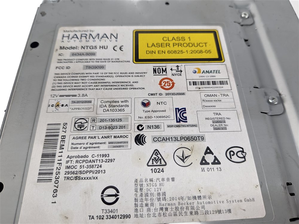 Thumbnail 4: 2016 MERCEDES C300 C450 C63 W205 RADIO RECEIVER NAVIGATION CD DVD