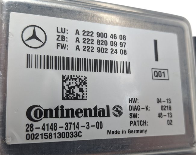 Thumbnail 3: 15-16 MERCEDES C S CLASS W205 W222 WINDSHIELD LANE ASSIST CAMERA MODULE