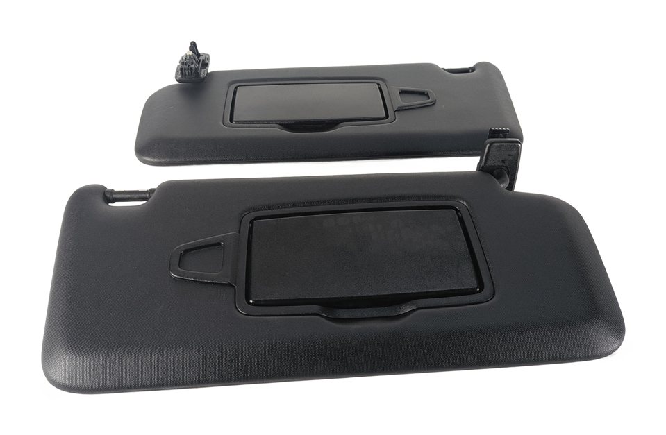 15-17 MERCEDES C300 C350 C400 C450 (W205) LEFT & RIGHT SUNVISOR SET 2 (Black)
