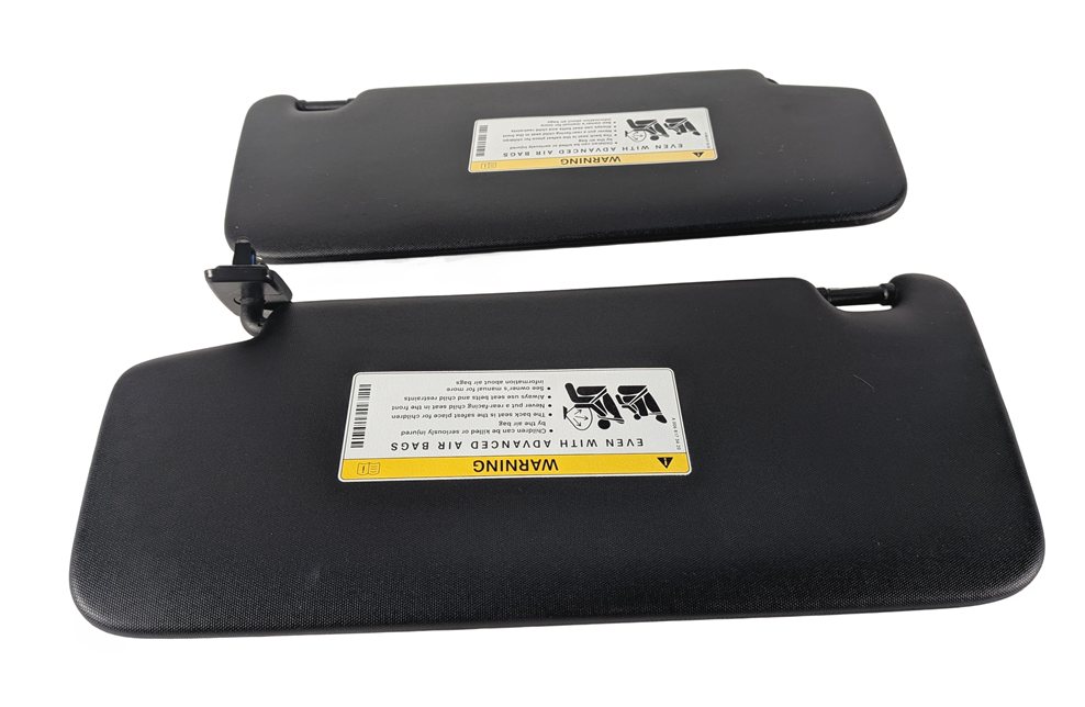 Thumbnail 3: 15-17 MERCEDES C300 C350 C400 C450 (W205) LEFT & RIGHT SUNVISOR SET 2 (Black)