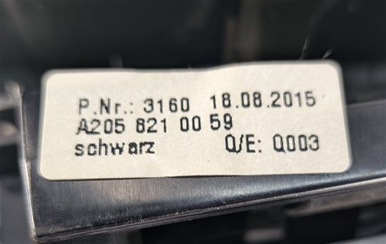 Thumbnail 6: 2012-2018 MERCEDES C350 C350e C450 AMG (W204 W205) HEADLIGHT SWITCH w/FOG AUTO