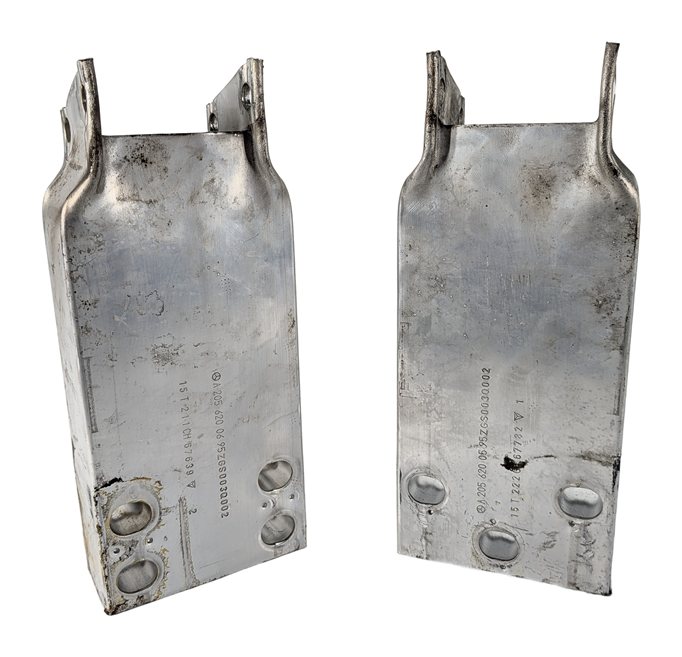 15-21 MERCEDES C300 C350 C400 C450 (W205) FRONT BUMPER REINFORCEMENT BRACKET SET