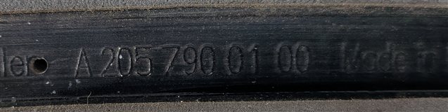 Thumbnail 4: 2016 MERCEDES C450 (W205) REAR TRUNK LID LIP SPOILER WING (Black)