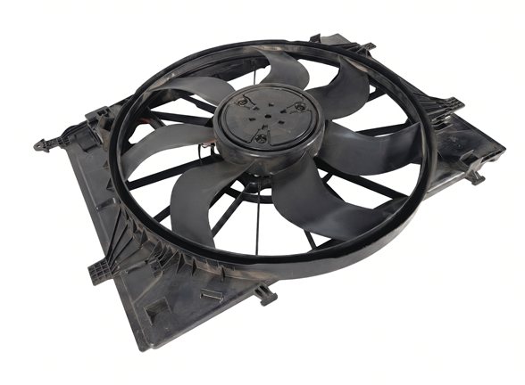 16-23 MERCEDES C43 C450 W205 RADIATOR COOLING FAN MOTOR ASSEMBLY