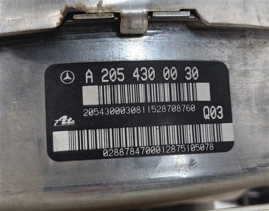 Thumbnail 6: 2015-2018 MERCEDES C300 C350 C400 C450 C43 C63 (W205) BRAKE BOOSTER w/ CYLINDER