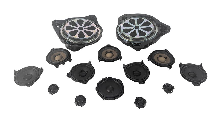 2016 MERCEDES C450 W205 BURMESTER AUDIO SPEAKER SOUND SYSTEM SET/14