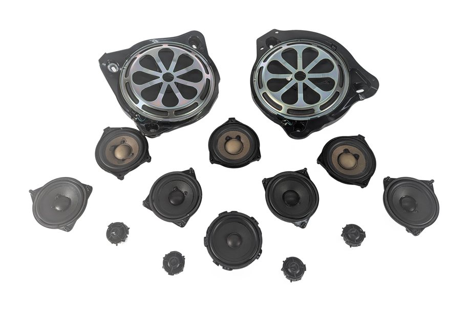 Thumbnail 2: 2016 MERCEDES C450 W205 BURMESTER AUDIO SPEAKER SOUND SYSTEM SET/14