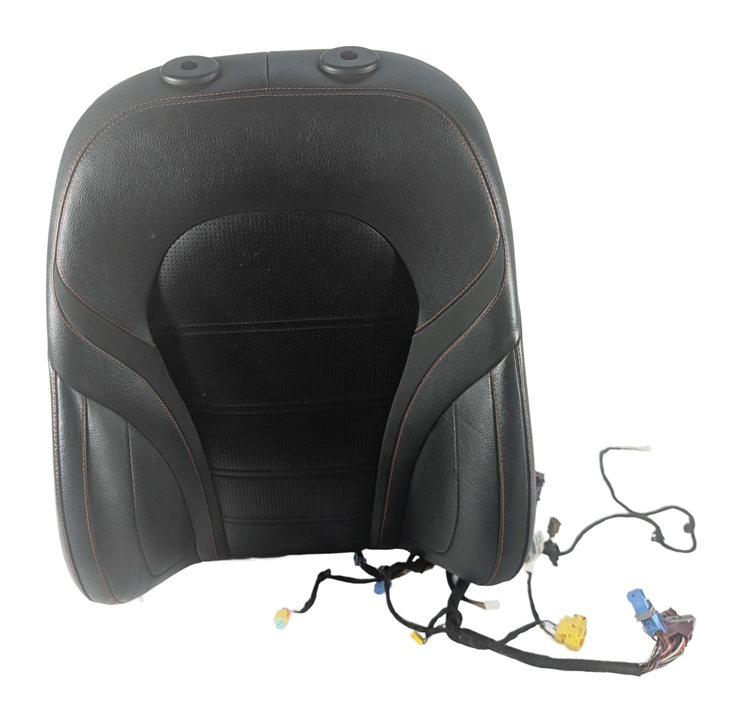 Thumbnail 2: 2016 MERCEDES C450 W205 FRONT LEFT DRIVER UPPER HEATED SEAT BACK CUSHION (Black)