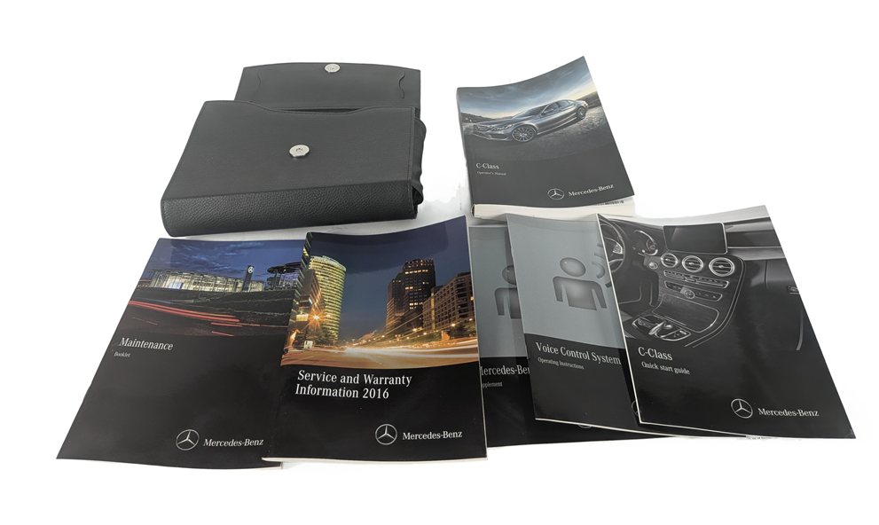 Thumbnail 2: 2016 MERCEDES C450 (W205) 3.0L OWNER'S MANUAL OPERATOR BOOKLET w/CASE