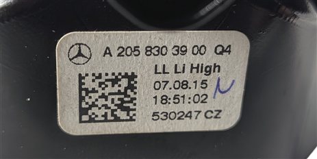 Thumbnail 4: 2016 MERCEDES C450 (W205) FRONT LEFT DRIVER DASH HEAT AIR AC VENT (Black)
