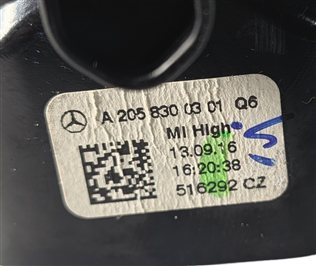 Thumbnail 4: 2016 MERCEDES C450 (W205) FRONT CENTER DASH HEAT AIR AC VENT (Black)