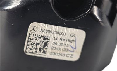 Thumbnail 4: 2016 MERCEDES C450 W205 FRONT RIGHT PASSENGER DASH HEAT AIR AC VENT (Black)