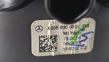 Thumbnail 4: 2016 MERCEDES C450 (W205) FRONT CENTER DASH HEAT AIR AC VENT (Black)