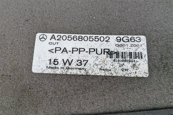Thumbnail 5: 2016 MERCEDES C450 W205 FRONT REAR AMG CARPET FLOOR MAT SET/4 BLACK RED