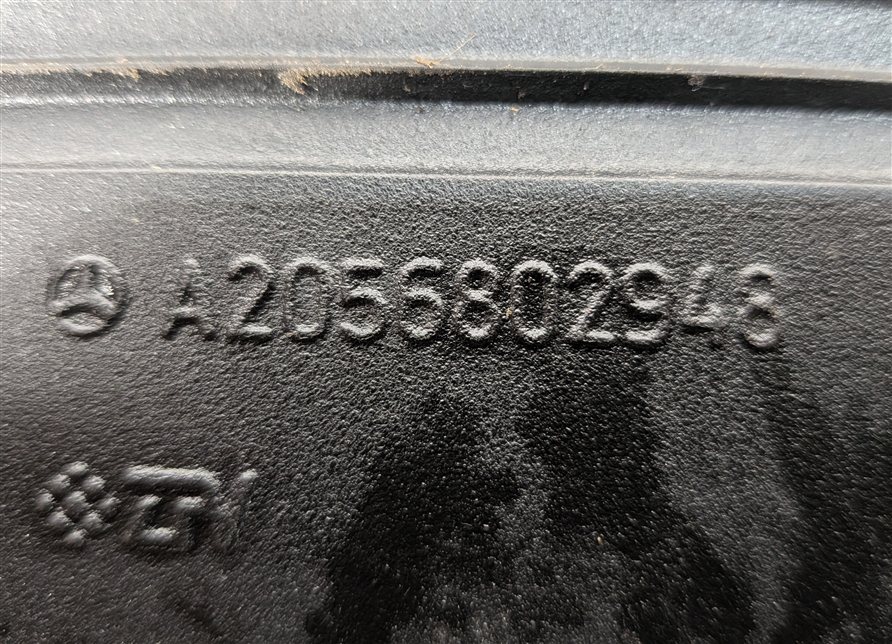 Thumbnail 3: 2016 MERCEDES C450 W205 FRONT REAR RUBBER ALL WEATHER FLOOR MAT SET/4 BLACK