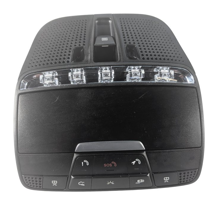 15-16 MERCEDES C CLASS W205 FRONT ROOF DOME COURTESY MAP LIGHT (Black)