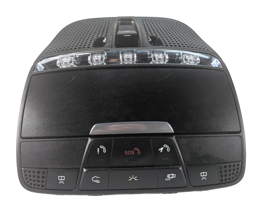 Thumbnail 2: 15-16 MERCEDES C CLASS W205 FRONT ROOF DOME COURTESY MAP LIGHT (Black)