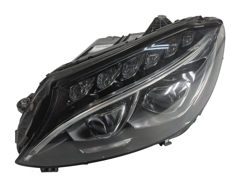 15-18 MERCEDES C CLASS W205 FRONT LEFT DRIVER LED DYNAMIC ACTIVE HEADLIGHT