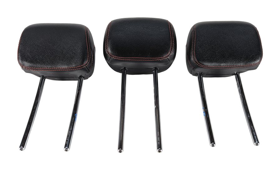 15-23 C GLC CLASS W205 X253 REAR LEFT RIGHT & CENTER SEAT HEADREST SET 3 (Black)