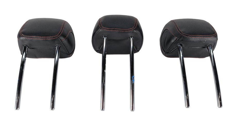 Thumbnail 3: 15-23 C GLC CLASS W205 X253 REAR LEFT RIGHT & CENTER SEAT HEADREST SET 3 (Black)