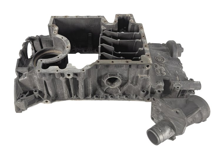 Thumbnail 2: 2007-2010 BMW X5 (E70) 4.8L V8 N62 ENGINE UPPER MOTOR OIL FLUID PAN CRADLE