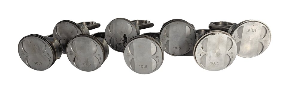 Thumbnail 2: 2004-2010 BMW 550i 650i 750i X5 (E60 E65 E66 E70) 4.8L V8 ENGINE PISTON SET (8)