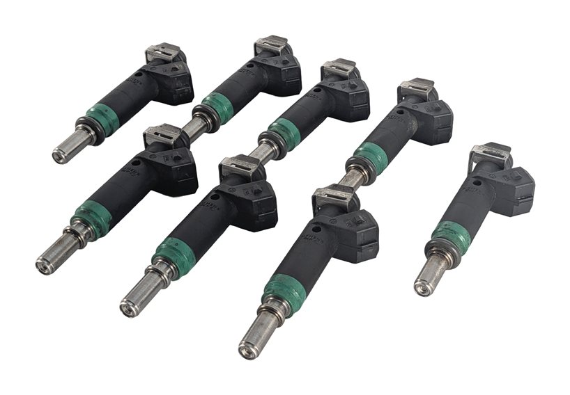 Thumbnail 2: 04-10 BMW 545i 745i 750i X5 (E53 E60 E63 E65 E70) 4.4L 4.8L FUEL INJECTOR SET/8