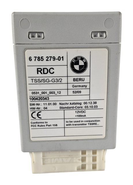 2007-2011 BMW 525i 528i 530i M3 M5 M6 X5 X6 Z4 TPMS RDC TIRE PRESSURE MODULE