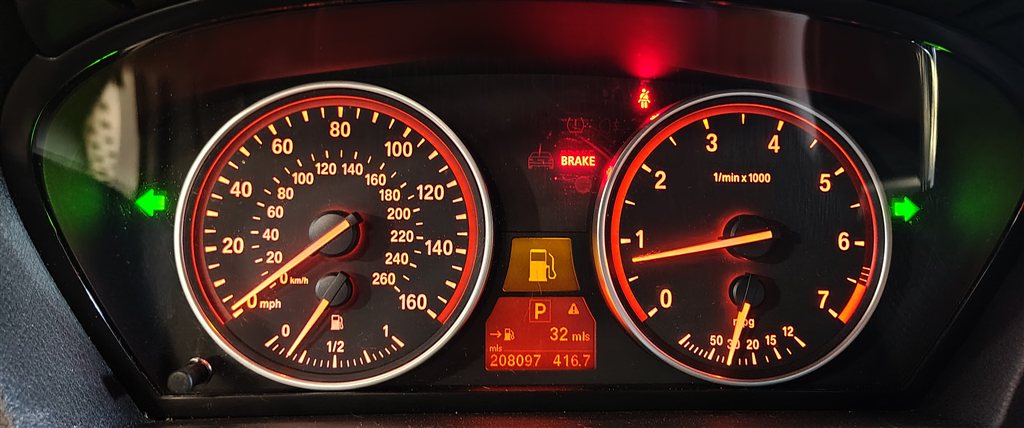 Thumbnail 2: 07-11 BMW X5 (E70) 4.4TT / 4.8L SPEEDOMETER INSTRUMENT GAUGE CLUSTER (208k)