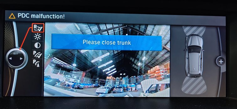 Thumbnail 2: 09-18 BMW 2 3 4 5 7 M5 X3 X5 X6 (F01 F07 F10 F15 F16 F30 F32) REARVIEW CAMERA