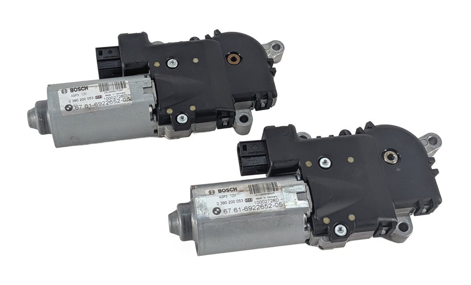 Thumbnail 3: 04-13 BMW X5 E53 E70 04-11 X3 (F25) PANORAMIC GLASS SUNROOF SUN ROOF MOTOR SET 2