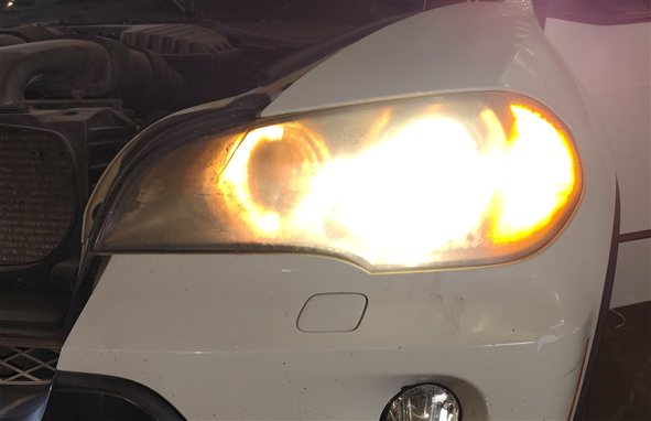 Thumbnail 2: 07-11 BMW X5 (E70) LEFT DRIVER XENON HID ADAPTIVE DYNAMIC HEADLIGHT LIGHT LAMP