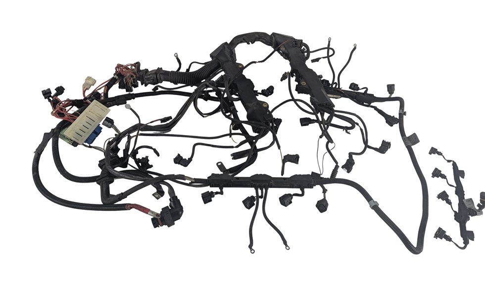 Thumbnail 1: 2010 BMW X5 (E70) 4.8L (N62) ENGINE WIRE WIRING HARNESS LOOM