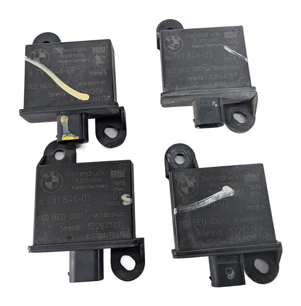 Thumbnail 3: 2010 BMW X5 (E70) TIRE PRESSURE MONITOR TPMS TRIGGER MODULE SET/4