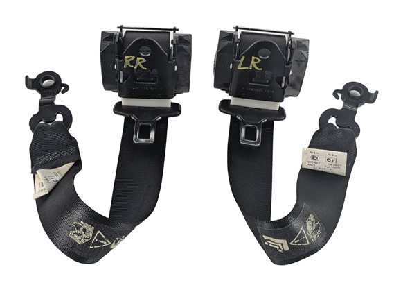 Thumbnail 3: 2010 BMW X5 E70 REAR 3RD ROW LEFT/RIGHT SEATBELT RETRACTOR SET/2 (Black)