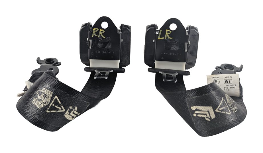 Thumbnail 4: 2010 BMW X5 E70 REAR 3RD ROW LEFT/RIGHT SEATBELT RETRACTOR SET/2 (Black)