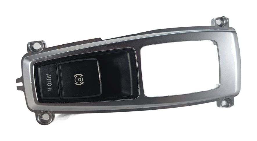 Thumbnail 2: 2010 BMW X5 (E70) ELECTRONIC PARKING BRAKE AUTO HOLD SWITCH BUTTON w/TRIM