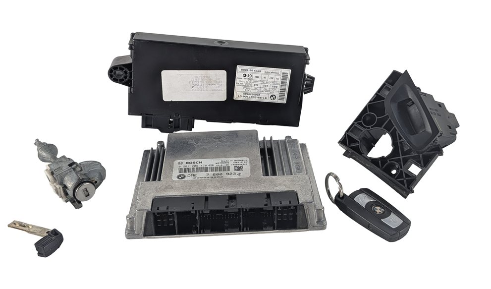 07-10 BMW 550i 650i 750i 750Li X5 4.8L DME CAS KEY IGNITION MODULE SET