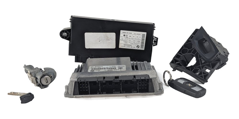 Thumbnail 2: 07-10 BMW 550i 650i 750i 750Li X5 4.8L DME CAS KEY IGNITION MODULE SET
