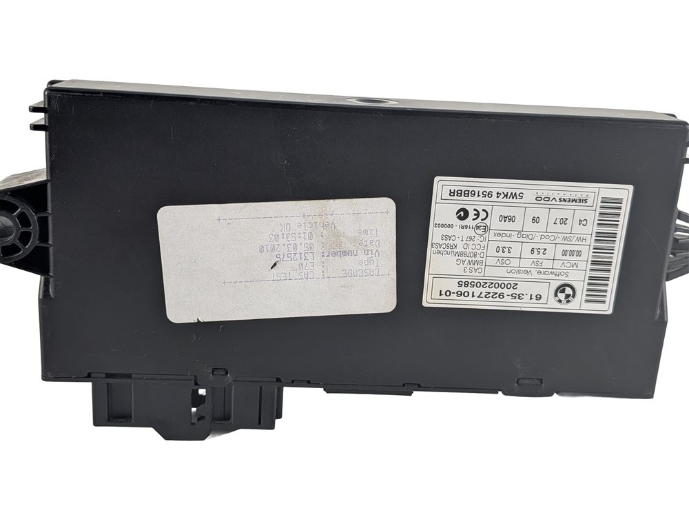 Thumbnail 8: 07-10 BMW 550i 650i 750i 750Li X5 4.8L DME CAS KEY IGNITION MODULE SET