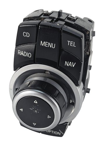 Thumbnail 2: 10-14 BMW 135i 335i X5 X6 (E70 E71 E87 E90) STEREO NAVIGATION iDRIVE SWITCH KNOB