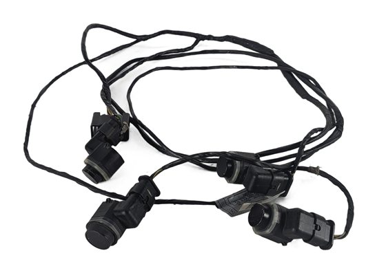 Thumbnail 2: 2010 BMW X5 E70 PARK ASSIST PDC DISTANCE SENSOR SET/4 w/HARNESS (White)