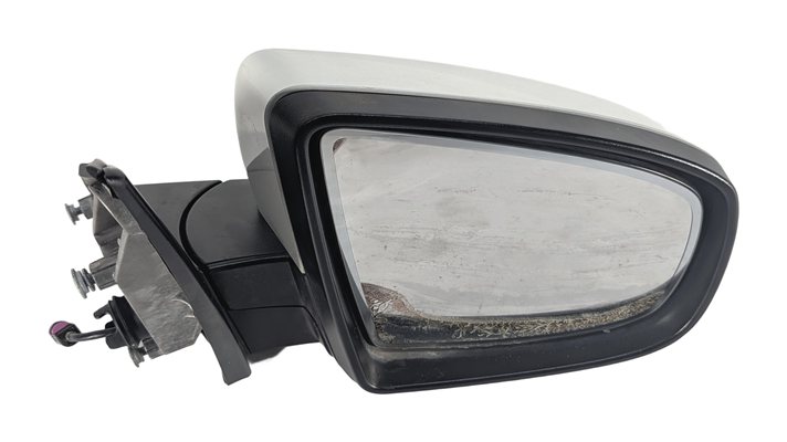 10-13 BMW X5 (E70) RIGHT P-FOLD MEM AUTODIM CAMERA HEATED DOOR MIRROR (White)