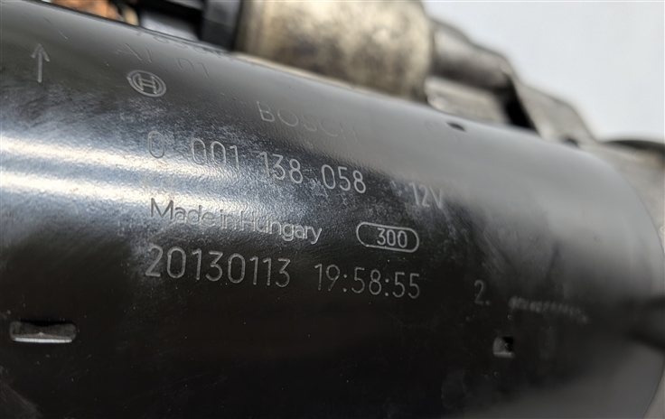 Thumbnail 4: 14-18 BMW 228i 328i 328iGT 428i 528i X1 X3 X4 (F30 F32 F25) 2.0L STARTER MOTOR