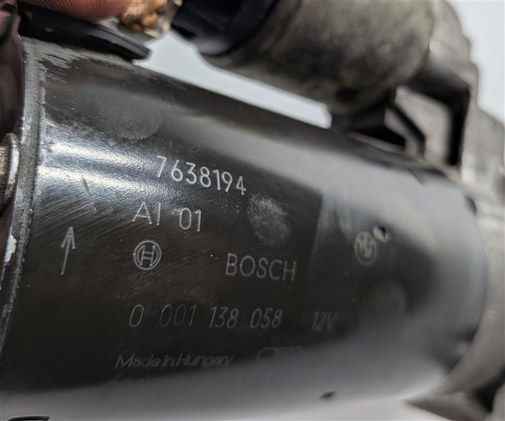 Thumbnail 5: 14-18 BMW 228i 328i 328iGT 428i 528i X1 X3 X4 (F30 F32 F25) 2.0L STARTER MOTOR